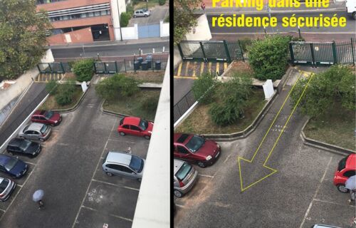 Parking dans une résidence fermée au centre de Nanterre ville