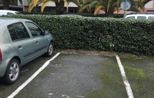 Parking privé extérieur limite Bordeaux-Mérignac en résidence calme
