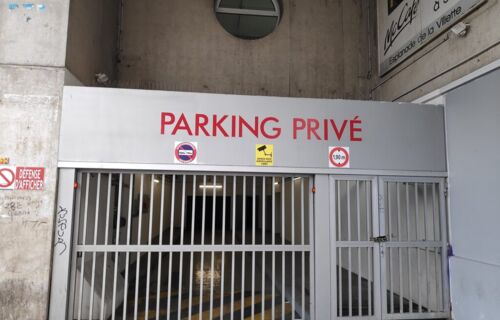 Parking à la Porte de la Villette