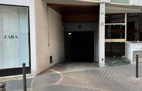 Location place de parking au 61 rue de Passy -75016 Paris