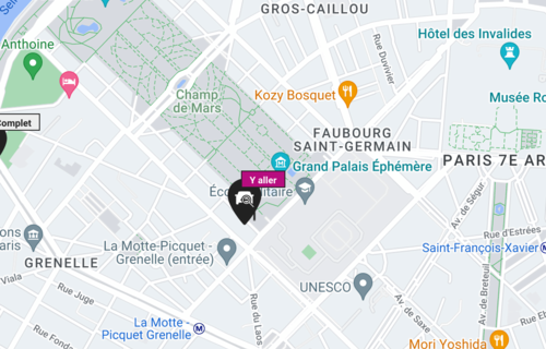 parking Joffre ecole militaire