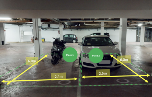 Location de 3 places de parking - Tour d'Asnières