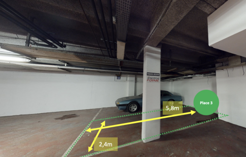 Location de 3 places de parking - Tour d'Asnières